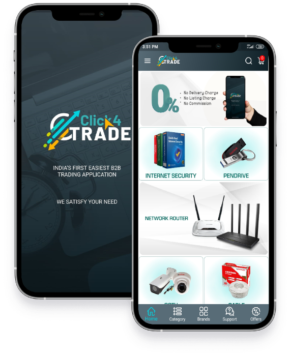 Click4Trade Is India's First Easiest B2B Trading Application.